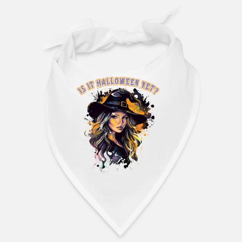 Effrayant Pin-up Sorcière Halloween Bandana