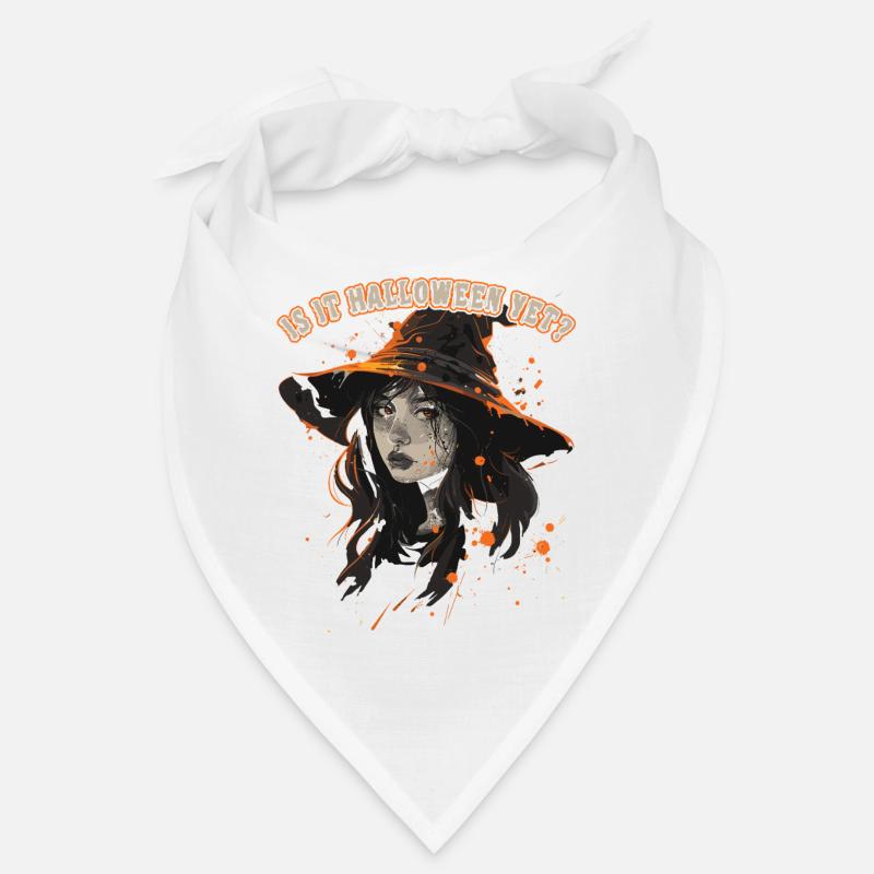 Effrayant Pin-up Sorcière Halloween Bandana