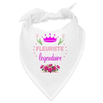 Legendärer Florist - Bandana - Weiß - Vorne