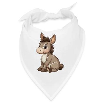 Esel - Bandana - Weiß - Vorne