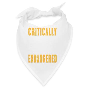 Critically Endangered Manual Driver Pedal Pride - Bandana - Weiß - Vorne