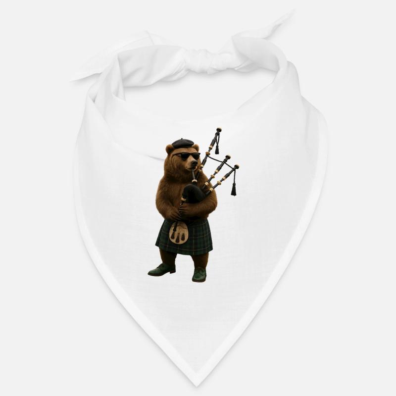 Bär Dudelsack Bandana