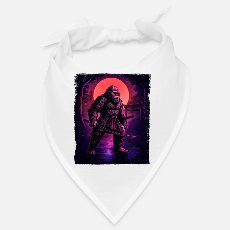 Samurai Bigfoot Cryptid Sasquatch Yeti Hunter Bandana