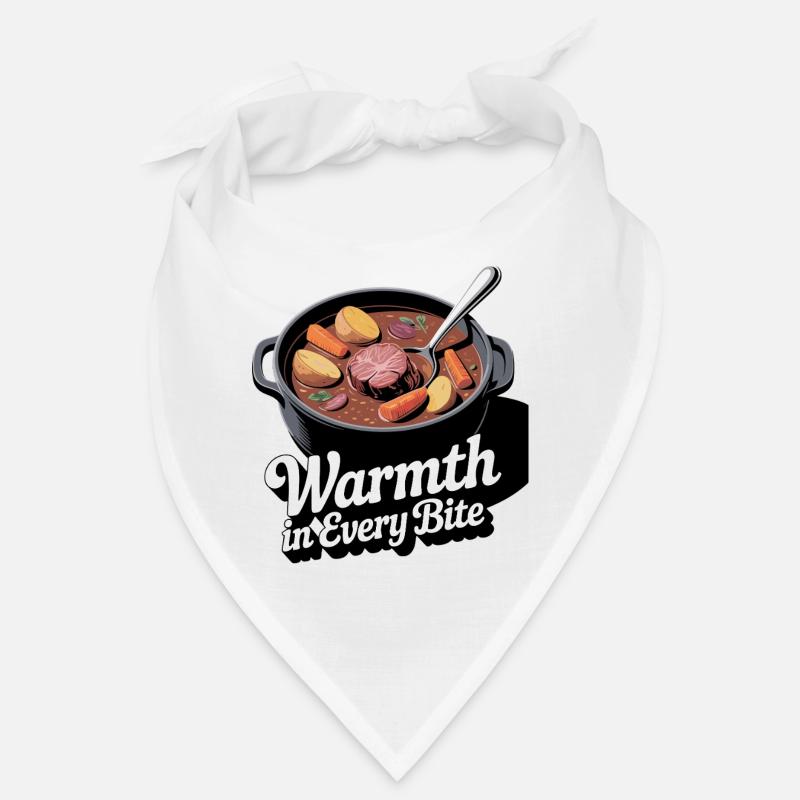 Warmth in Every Bite Design Bandana