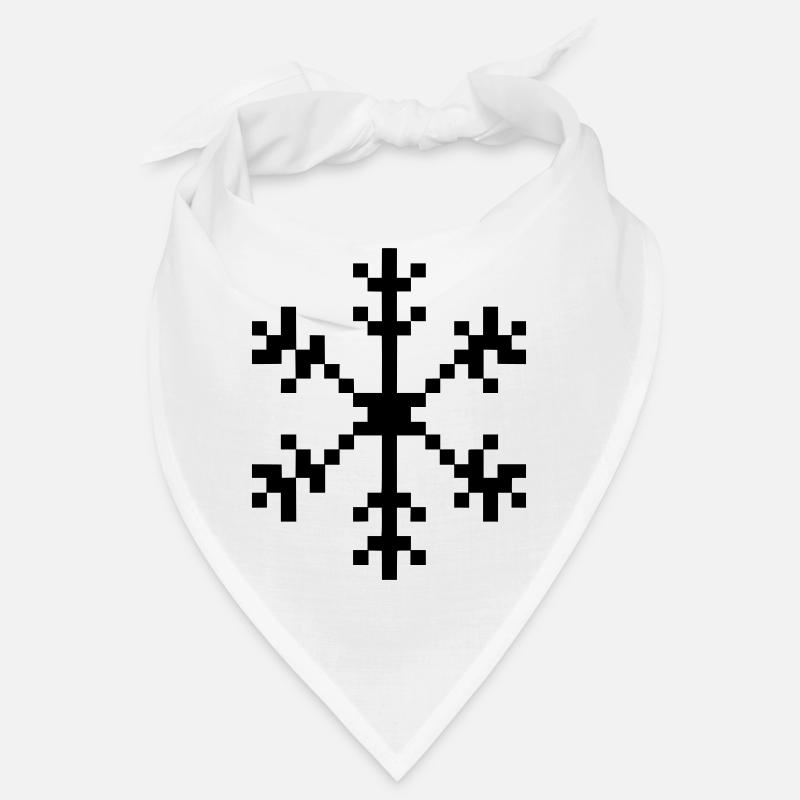 Snowflake pixel art Bandana