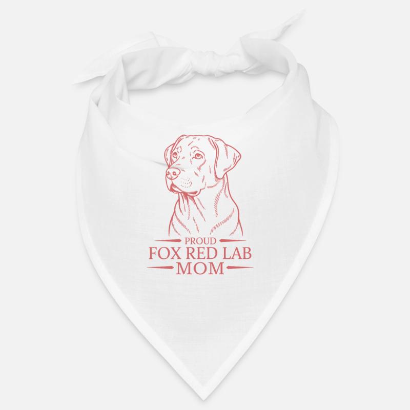 Fière maman de laboratoire Fox Red Bandana