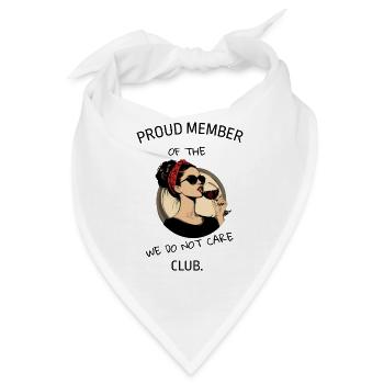 Es ist uns egal Club Menopause - Bandana - Weiß - Vorne