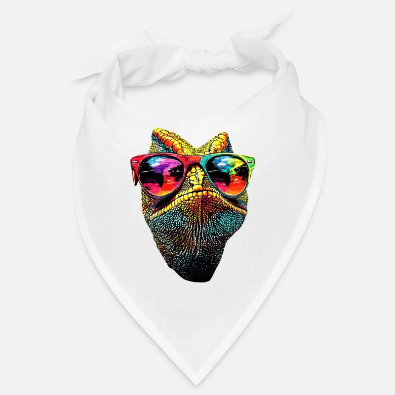Chamäleon Echse Reptil Chameleon Leguan Eidechse Bandana
