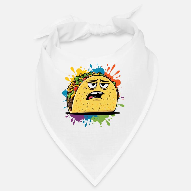Graphique de taco élégant avec expression Bandana