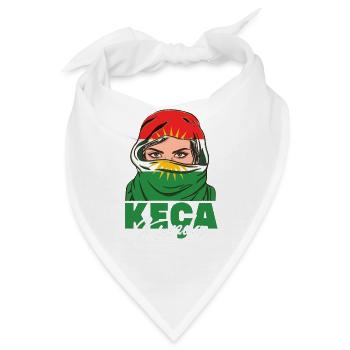 Kurdistan Kurden Kurd Standarddruck - Bandana - Weiß - Vorne