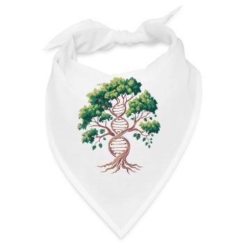 Lebensbaum DNA Verschmelzung - Bandana - Weiß - Vorne