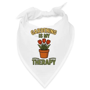 Gartenliebe Therapeutisches Design - Bandana - Weiß - Vorne