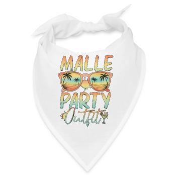 Mallorca Party Outfit - Bandana - Weiß - Vorne