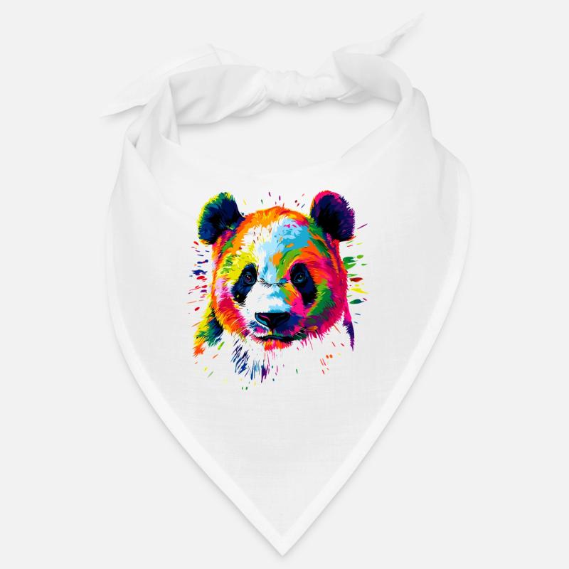 Panda Ours Pandas Géants Panda Géant Mignon Panda Ours Panda Bandana
