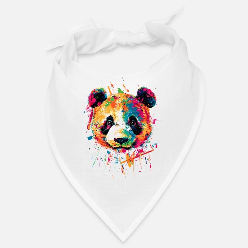 Panda Ours Pandas Géants Panda Géant Mignon Panda Ours Panda Bandana