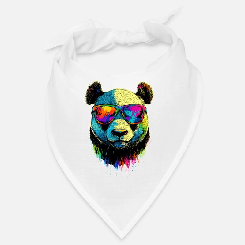 Panda Ours Pandas Géants Panda Géant Mignon Panda Ours Panda Bandana