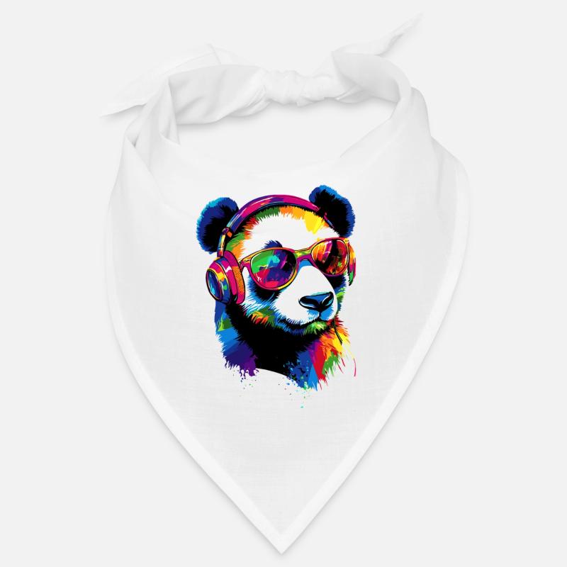 Panda Ours Pandas Géants Panda Géant Mignon Panda Ours Panda Bandana