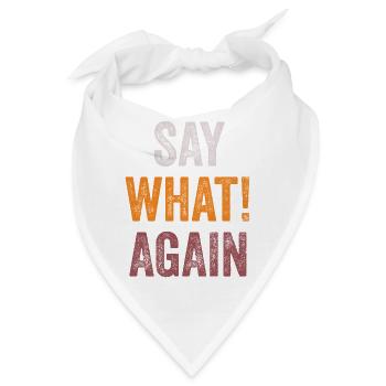 Pulp Fiction - Sag was! Wieder - Bandana - Weiß - Vorne