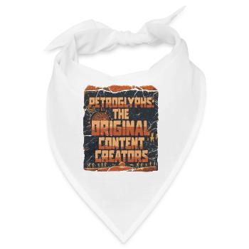 Petroglyphe Petroglyphen Piktogramme - Bandana - Weiß - Vorne