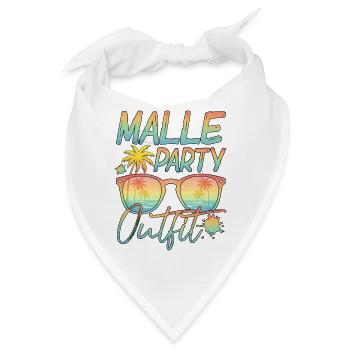 Malle Party Outfit - Bandana - Weiß - Vorne