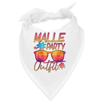 Malle Party Outfit - Bandana - Weiß - Vorne