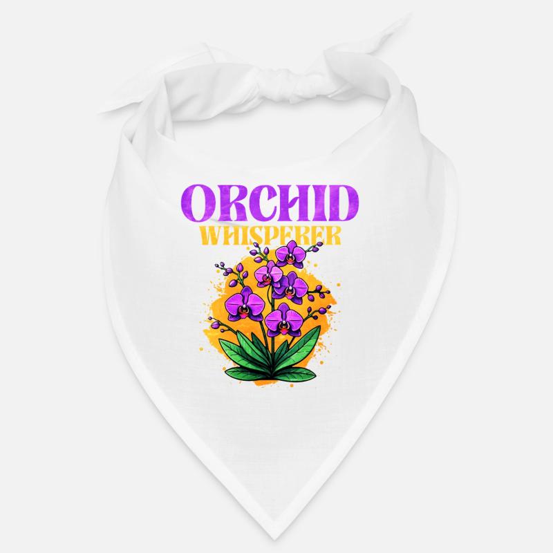 Conception de murmure d'orchidée Bandana
