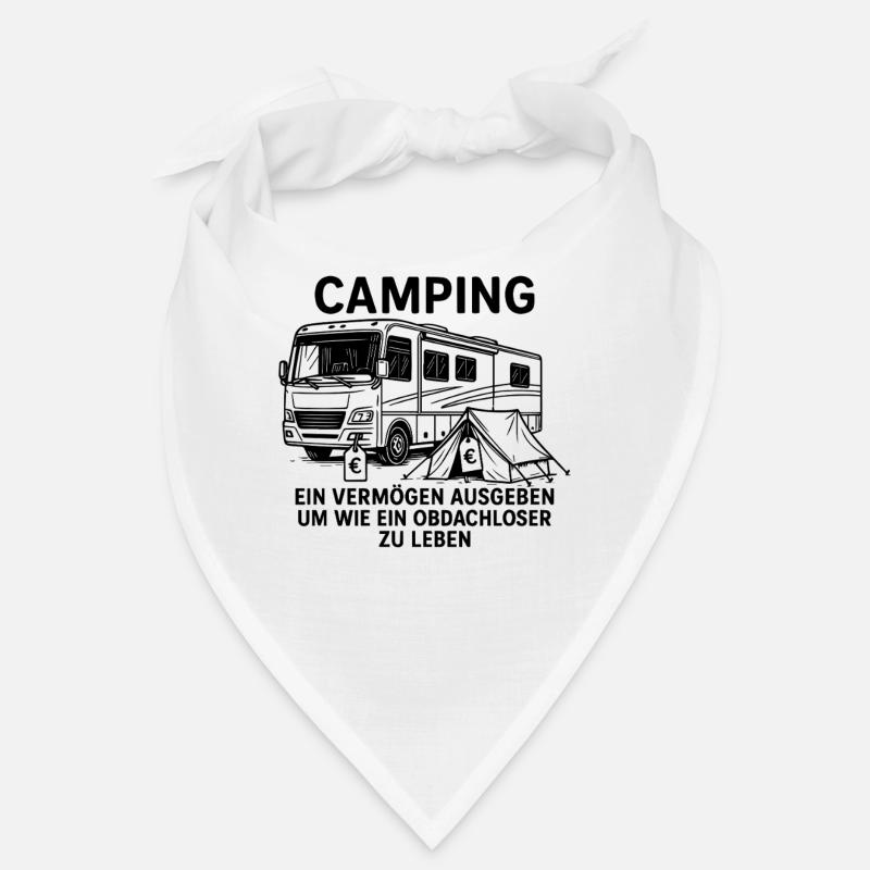 lustiger Camper Spruch Camping Design mit Stil Bandana