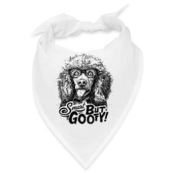 Schlau, aber albern - Bandana - Weiß - Vorne