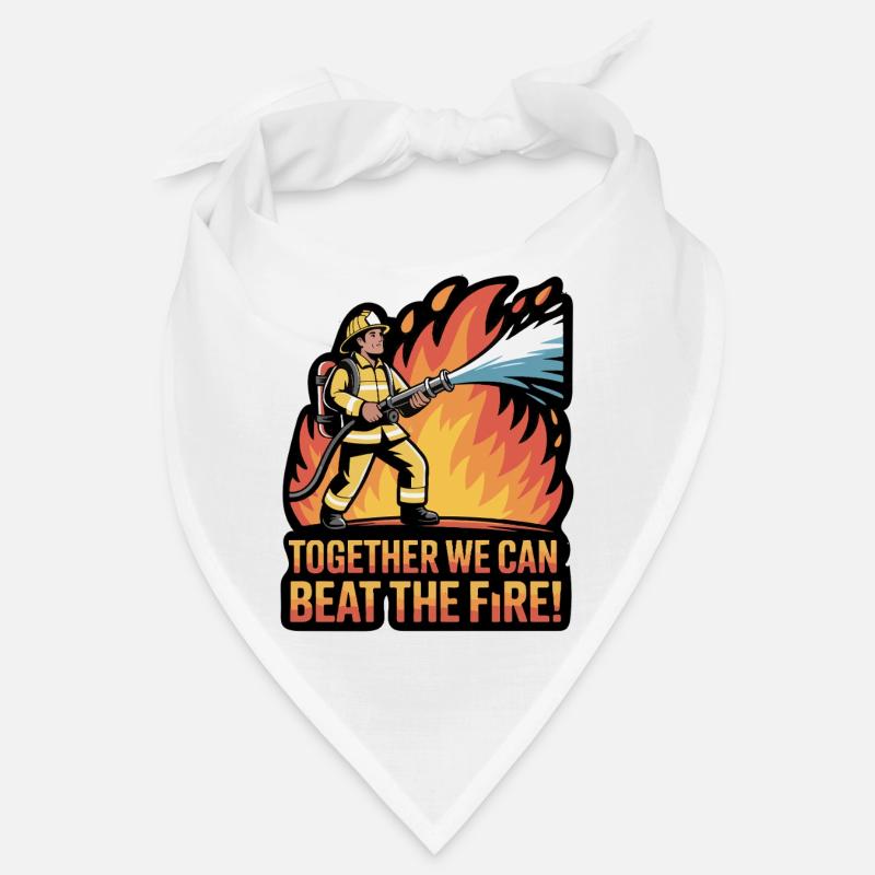Firefighter Unity Inspirational Design Bandana