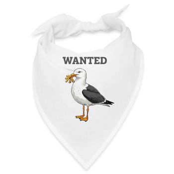 Gesuchte Pommes-möwe - Bandana - Weiß - Vorne