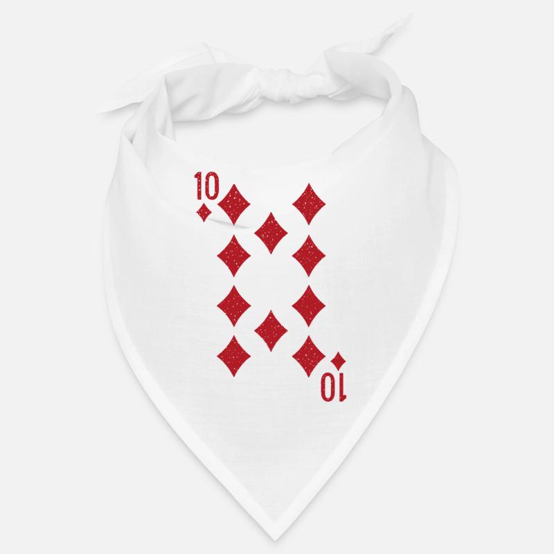 Ten Diamonds Rummy Double Head Bandana