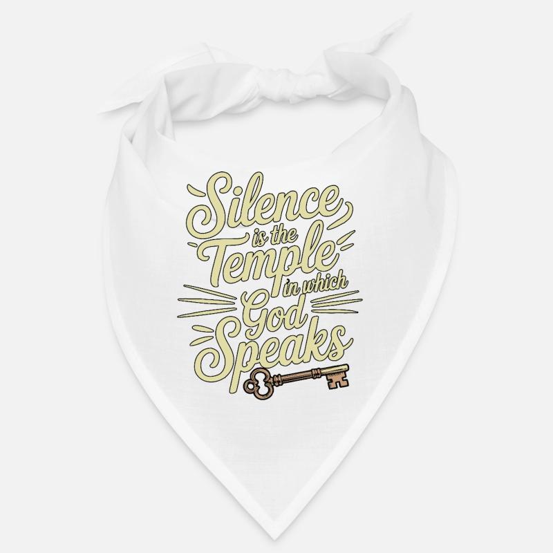 Silence – Dieu parle Design Bandana