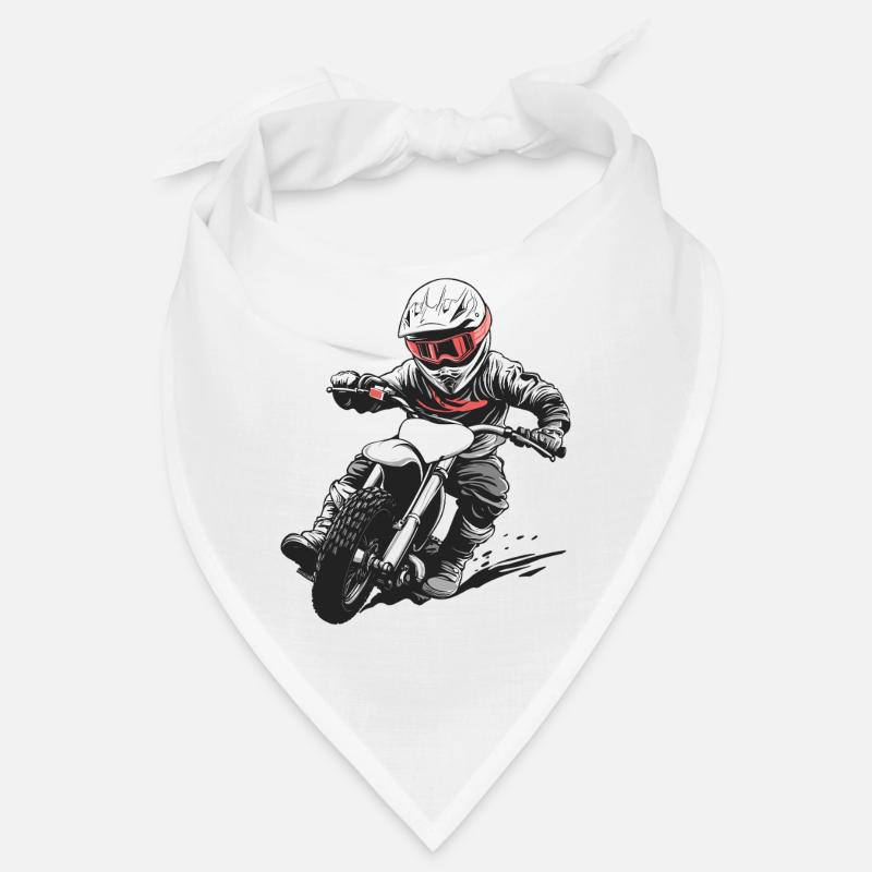 Conception de motocross aventureuse pour le sport automobile Bandana