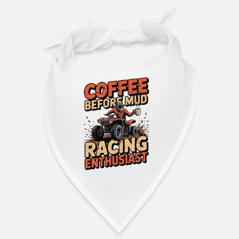 Mud Racing Enthusiast Coffee Mud Bog Coffee Lover Bandana