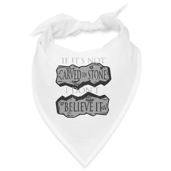 Petroglyphe Petroglyphen Piktogramme - Bandana - Weiß - Vorne