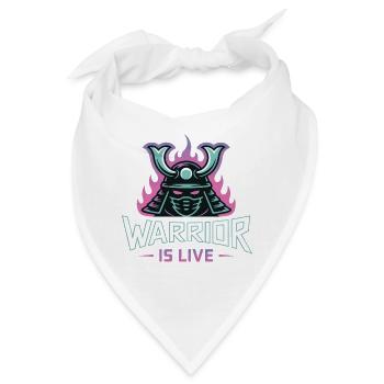 Furchtloses Design des Wikingerkriegers - Bandana - Weiß - Vorne