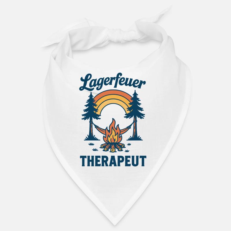 Campfire Therapist Camper Design pour le camping Bandana