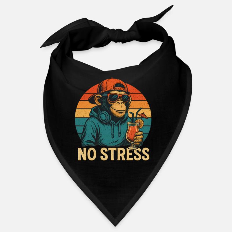 Pas de stress - Singe Bandana