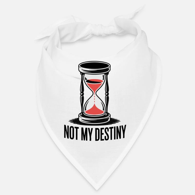 Unique Hourglass with Bold Text Bandana