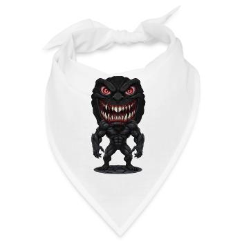 Ätzender Riesenghul Halloween - Bandana - Weiß - Vorne