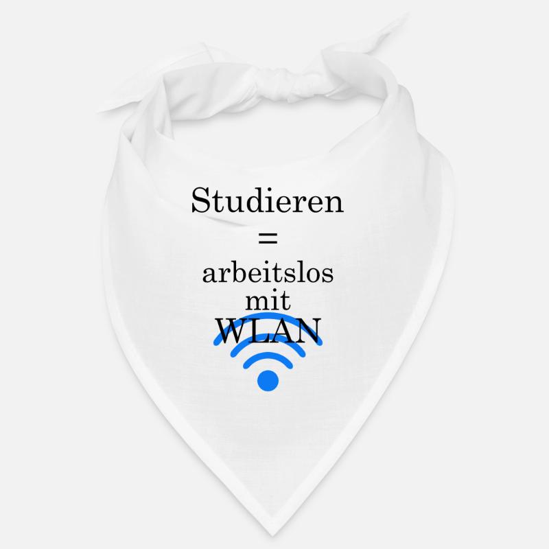 University slogan "Unemployed with WLAN" gift students Bandana