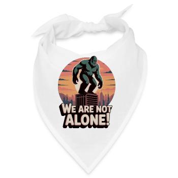Giant Gorilla Urbane Utopische Kunst - Bandana - Weiß - Vorne