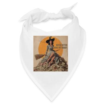 Witch Better Have My Money | Halloween - Bandana - Weiß - Vorne