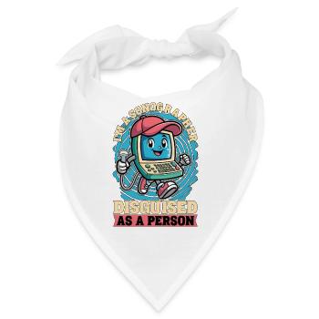 I'm A Sonographer Disguised As Ultrasound Tech - Bandana - Weiß - Vorne