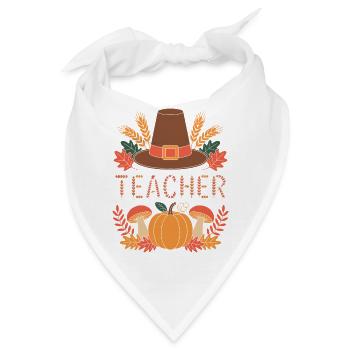 Lehrer Herbst - Bandana - Weiß - Vorne