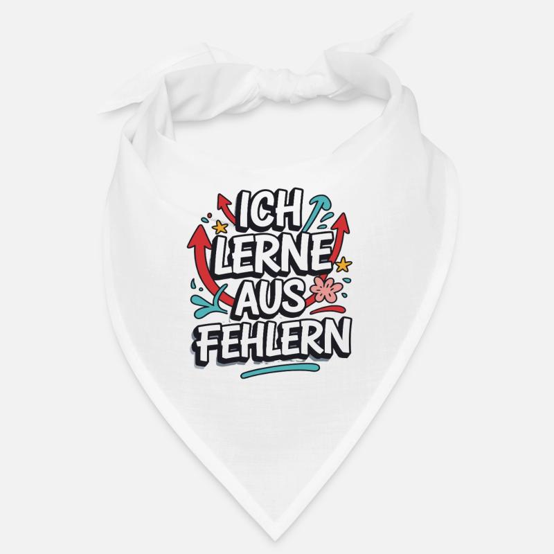 I learn from mistakes motivational statement for Bandana