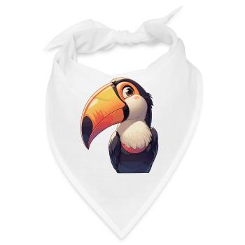 Tukane Tukan - Bandana - Weiß - Vorne
