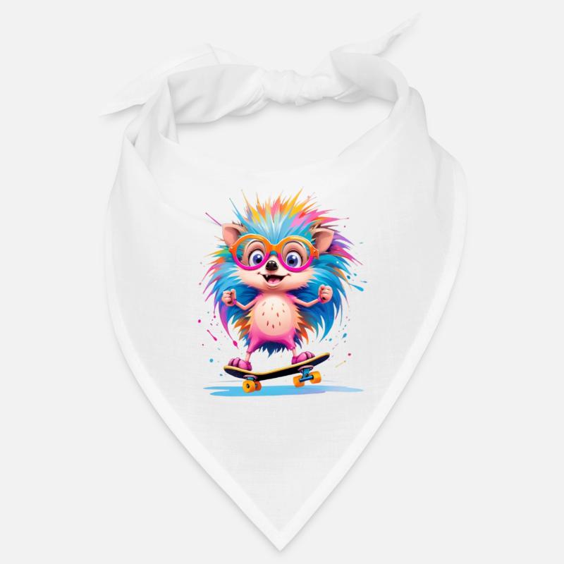 Pate colorée hérisson Bandana