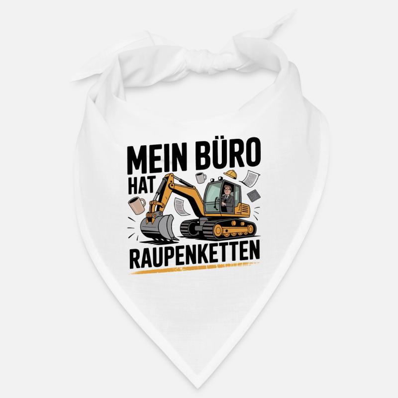 Mon bureau a des traces de chenilles Bandana