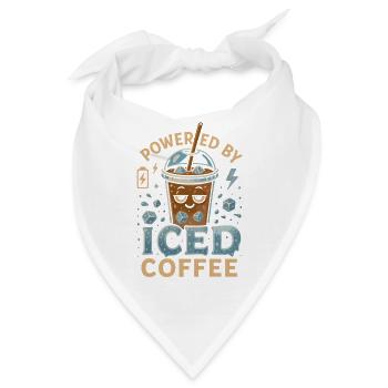 Powered by Eiskaffee - Bandana - Weiß - Vorne